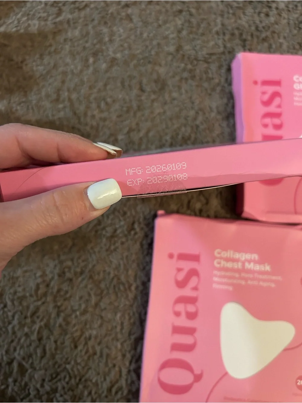 Collagen Glow Up & Chest Mask Set - Pink Hydrating Treatment